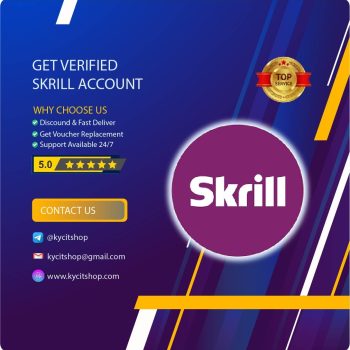 Get Verified Skrill Accounts